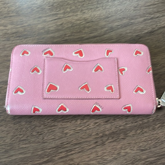 Coach Hearts Zippy Long Wallet - Picture 7 of 14